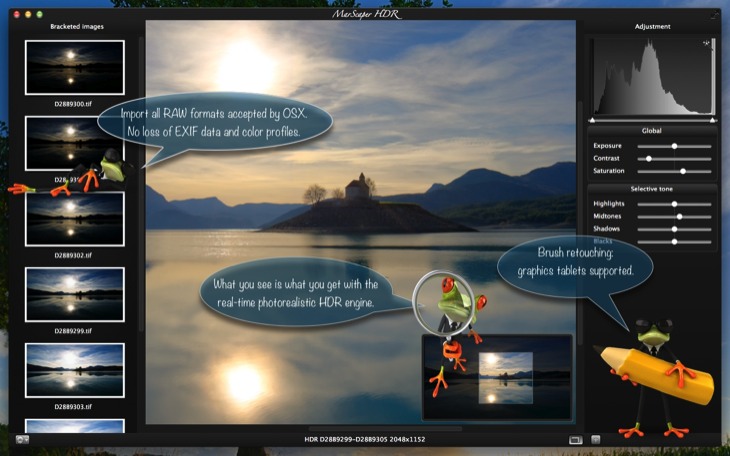 MarScaper HDR - Screenshot 4 - Raw Exif 